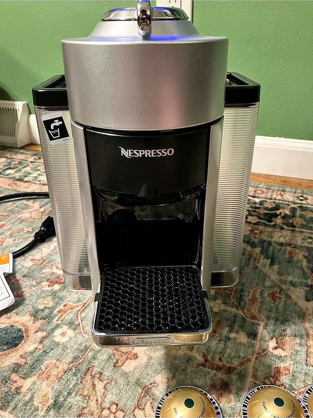 Nespresso Vertuo Coffee Machine Black Silver